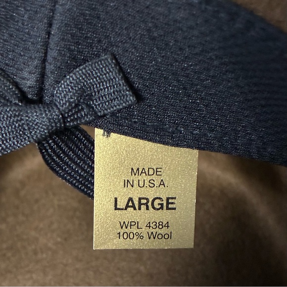 Woolrich Made USA WOOL OUTBACK HAT SZ LARGE BROWN - Picture 5 of 7